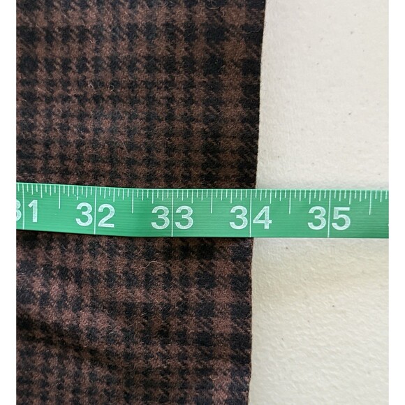 J.Crew Women’s Pure Wool Dark Academia Brown Plaid Maxi Skirt Officecore Sz 8 - Picture 8 of 8